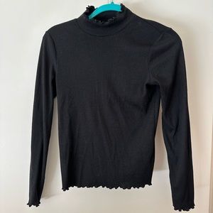 Black turtle neck